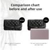 imageDGAZ Purse Pillow Shaper Insert for Chanel Diana Bag Silky Pillow Shaper for Luxury HandbagsFuchsiaSmallKonjac Purple