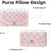imageDGAZ Purse Pillow Shaper Insert for Chanel Diana Bag Silky Pillow Shaper for Luxury HandbagsFuchsiaSmallPink