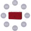 imageDGAZ Purse Pillow Shaper Insert for Chanel Diana Bag Silky Pillow Shaper for Luxury HandbagsFuchsiaSmallRouge Grenat