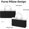 imageDGAZ Purse Pillow Shaper Insert for Dior Djoy Bag Silky Pillow Shaper for Luxury HandbagsCandy BlueSBlack