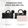 imageDGAZ Purse Pillow Shaper Insert for Dior Djoy Bag Silky Pillow Shaper for Luxury HandbagsCandy BlueSCraie