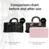 imageDGAZ Purse Pillow Shaper Insert for Dior Djoy Bag Silky Pillow Shaper for Luxury HandbagsCandy BlueSPink