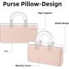 imageDGAZ Purse Pillow Shaper Insert for Dior Djoy Bag Silky Pillow Shaper for Luxury HandbagsCandy BlueSRose dragee
