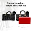 imageDGAZ Purse Pillow Shaper Insert for Dior Djoy Bag Silky Pillow Shaper for Luxury HandbagsCandy BlueSRouge Cassque