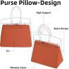 imageDGAZ Purse Pillow Shaper Insert for Hermes Hac Bags Silky Pillow Shaper for Luxury HandbagsChaiHac 28Vitality orange