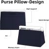imageDGAZ Purse Pillow Shaper Insert for Hermes Kelly Danse 22 Bags Silky Pillow Shaper for Luxury HandbagsBlue nuitBlue nuit
