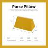 imageDGAZ Purse Pillow Shaper Insert for Hermes Kelly Danse 22 Bags Silky Pillow Shaper for Luxury HandbagsBlue nuitJaune amber