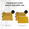 imageDGAZ Purse Pillow Shaper Insert for Hermes Kelly Danse 22 Bags Silky Pillow Shaper for Luxury HandbagsBlue nuitJaune amber