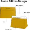 imageDGAZ Purse Pillow Shaper Insert for Hermes Kelly Danse 22 Bags Silky Pillow Shaper for Luxury HandbagsBlue nuitJaune amber