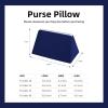 imageDGAZ Purse Pillow Shaper Insert for Hermes lakis Bags Silky Pillow Shaper for Luxury HandbagsBlue zelligelakis28Blue zellige