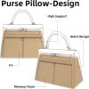 imageDGAZ Purse Pillow Shaper Insert for Hermes lakis Bags Silky Pillow Shaper for Luxury HandbagsBlue zelligelakis28Chai