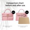 imageDGAZ Purse Pillow Shaper Insert for Hermes lakis Bags Silky Pillow Shaper for Luxury HandbagsBlue zelligelakis28Chai