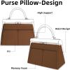 imageDGAZ Purse Pillow Shaper Insert for Hermes lakis Bags Silky Pillow Shaper for Luxury HandbagsBlue zelligelakis28Gold