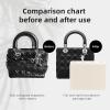 imageDGAZ Purse Pillow Shaper Insert for LadyDior MicroMiniSML Bags Silky Pillow Shaper for Luxury HandbagsGoldMicroCraie
