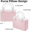 imageDGAZ Purse Pillow Shaper Insert for LadyDior MicroMiniSML Bags Silky Pillow Shaper for Luxury HandbagsGoldMicroPink
