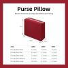 imageDGAZ Purse Pillow Shaper Insert for LadyDior MicroMiniSML Bags Silky Pillow Shaper for Luxury HandbagsGoldMicroWine Red