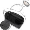 imageDGAZ Lightweight Purse Organizer Insert for GYARDAnjouArtoisSaintLouis Bagssilk and DupontPaper handbag inner for Luxury BagBlackArtoisPMBlack