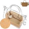 imageDGAZ Lightweight Purse Organizer Insert for LongchampLE PLIAGE Xtra Bagsilk and DupontPaper handbag inner for Luxury BagBlackLe Pliage Xtra XSChai