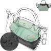 imageDGAZ Lightweight Purse Organizer Insert for LongchampLe Pliage Energy Series Bagsilk and DupontPaper handbag inner for Luxury BagBlackLe Pliage Energy XSVert Fizz