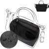 imageDGAZ Lightweight Purse Organizer Insert for LongchampLe Pliage Energy Series Bagsilk and DupontPaper handbag inner for Luxury BagBlackLe Pliage Energy XSBlack