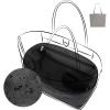 imageDGAZ LightweightPurse Organizer Insert for Coach City Bagsilk and DupontPaper handbag inner for Luxury BagsCity15BlackBlack