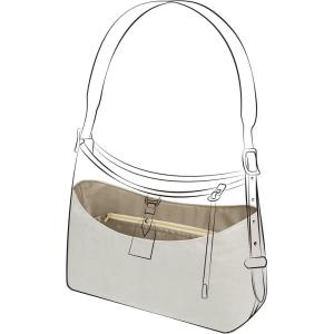 imageDGAZ Lightweight Purse Organizer Insert for CarryAll Bagssilk and DupontPaper handbag inner for Luxury BagBBBlackGris Tourterelle