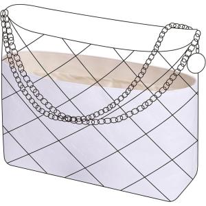 imageDGAZ Lightweight Purse Organizer Insert for Chanel 22 BagSilk and Dupontpaper handbag inner for Luxury BagsCraieMCraie