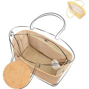 imageDGAZ Lightweight Purse Organizer Insert for GYARDAnjouArtoisSaintLouis Bagssilk and DupontPaper handbag inner for Luxury BagBlackArtoisPMChai