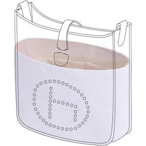 imageDGAZ Lightweight Purse Organizer Insert for Hermes Evelyne BagSilk and Dupontpaper handbag inner for Luxury BagsCraiePM29Craie