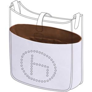 imageDGAZ Lightweight Purse Organizer Insert for Hermes Evelyne BagSilk and Dupontpaper handbag inner for Luxury BagsCraiePM29Gold