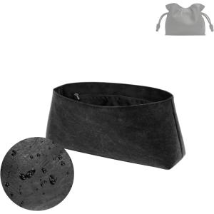 imageDGAZ Lightweight Purse Organizer Insert for LOEWEFlamenco Bagssilk and DupontPaper handbag inner for Luxury BagsSmallBlackBlack