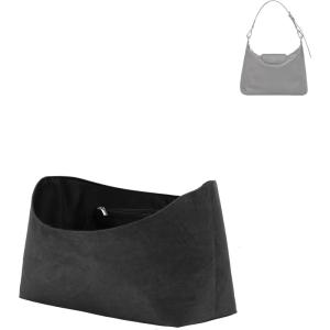imageDGAZ Lightweight Purse Organizer Insert for LongchampHobo Bagssilk and DupontPaper handbag inner for Luxury BagsBlackBlack