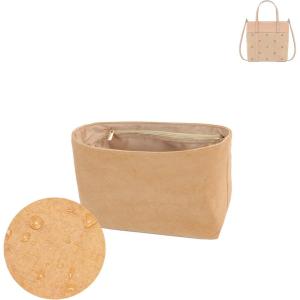 imageDGAZ Lightweight Purse Organizer Insert for MCMToni Visetos Bagssilk and DupontPaper handbag inner for Luxury BagNew MiniBlackChai