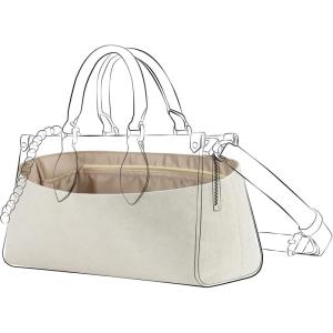 imageDGAZ Lightweight Purse Organizer Insert for Onthego Bagssilk and DupontPaper handbag inner for Luxury BagEast westBlackGris Tourterelle