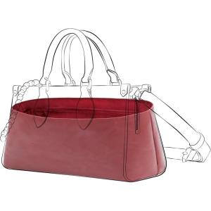 imageDGAZ Lightweight Purse Organizer Insert for Onthego Bagssilk and DupontPaper handbag inner for Luxury BagEast westBlackWine