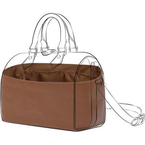 imageDGAZ Lightweight Purse Organizer Insert for Speedy Bagsilk and DupontPaper handbag inner for Luxury BagsNano 16BlackGold