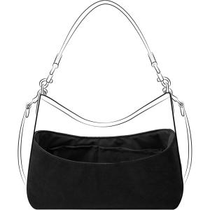 imageDGAZ LightweightPurse Organizer Insert for Coach Laurel Bagsilk and DupontPaper handbag inner for Luxury BagsSmallBlackBlack