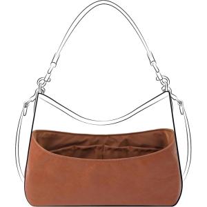 imageDGAZ LightweightPurse Organizer Insert for Coach Laurel Bagsilk and DupontPaper handbag inner for Luxury BagsSmallBlackGold