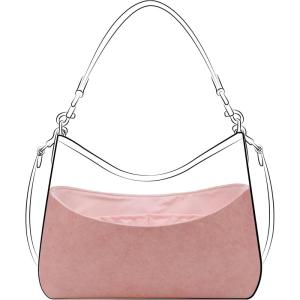 imageDGAZ LightweightPurse Organizer Insert for Coach Laurel Bagsilk and DupontPaper handbag inner for Luxury BagsSmallBlackPink