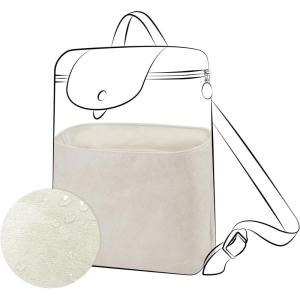 imageDGAZ LightweightPurse Organizer Insert for Longchamp Le Pliage Backpack Bagsilk and DupontPaper handbag inner for Luxury BagsLe Pliage Original M BackpackBlackCraie