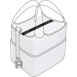 imageDGAZ Purse Pillow Insert for Hermes Cargo Picotin 18 bags Memory Foam Silky Pillow Shaper for Luxury HandbagsEtoupe GreyWhite