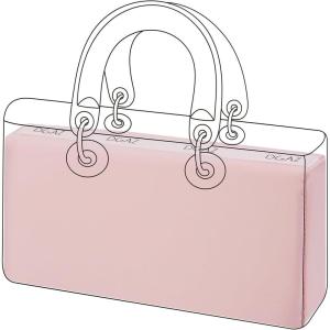 imageDGAZ Purse Pillow Shaper Insert for Dior Djoy Bag Silky Pillow Shaper for Luxury HandbagsCandy BlueSPink