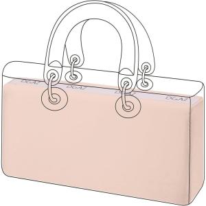 imageDGAZ Purse Pillow Shaper Insert for Dior Djoy Bag Silky Pillow Shaper for Luxury HandbagsCandy BlueSRose dragee