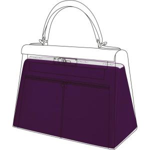 imageDGAZ Purse Pillow Shaper Insert for Hermes lakis Bags Silky Pillow Shaper for Luxury HandbagsBlue zelligelakis28Anemone