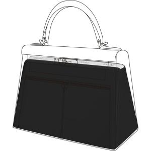 imageDGAZ Purse Pillow Shaper Insert for Hermes lakis Bags Silky Pillow Shaper for Luxury HandbagsBlue zelligelakis28Black