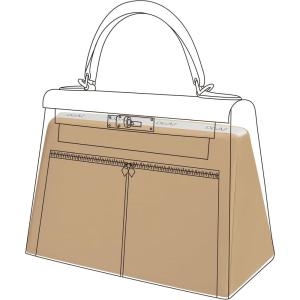 imageDGAZ Purse Pillow Shaper Insert for Hermes lakis Bags Silky Pillow Shaper for Luxury HandbagsBlue zelligelakis28Chai