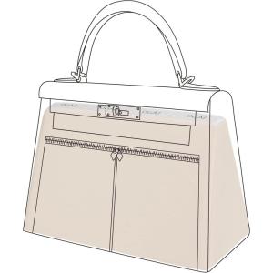 imageDGAZ Purse Pillow Shaper Insert for Hermes lakis Bags Silky Pillow Shaper for Luxury HandbagsBlue zelligelakis28Custom