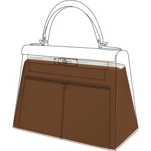 imageDGAZ Purse Pillow Shaper Insert for Hermes lakis Bags Silky Pillow Shaper for Luxury HandbagsBlue zelligelakis28Gold