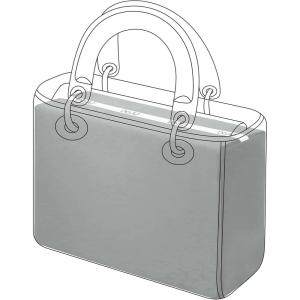 imageDGAZ Purse Pillow Shaper Insert for LadyDior MicroMiniSML Bags Silky Pillow Shaper for Luxury HandbagsGoldMicroPearl gray