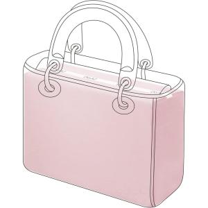 imageDGAZ Purse Pillow Shaper Insert for LadyDior MicroMiniSML Bags Silky Pillow Shaper for Luxury HandbagsGoldMicroPink